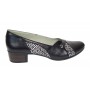 Pantofi dama comozi casual din piele naturala negru color P28XN